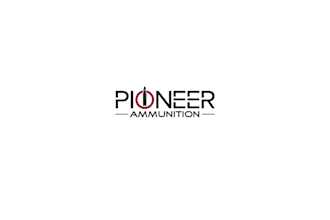 design acknowledged and trusted pioneer ammunition logo