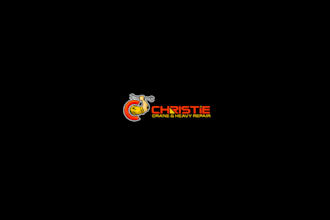 design pretty cool christie crane heavy repair logo