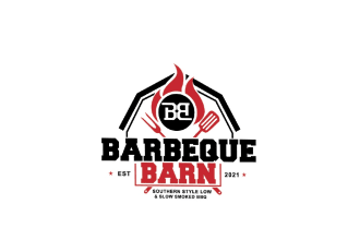 provide food, coffee, bbq, and restaurant logo