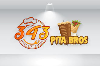 do food brand, restaurant logo and brand identity design