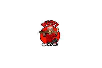 design good looking hockey wax logo