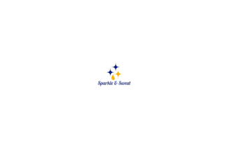 design progression creative sparkle sweat logo