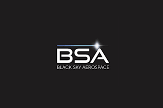 design highest level exceptional black sky aerospace logo