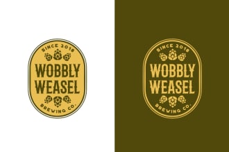 make a bold, modern, craft brewery logo