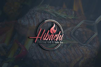 provide a clean, restaurant, smoke hookah logo