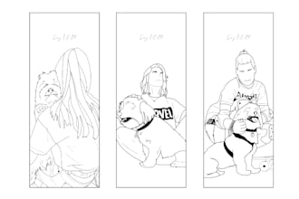 create a fine line art through a real photo