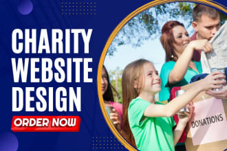 build charity website donation nonprofit ngo fundraising non profit website wix