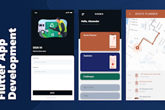 develop a cross platform app with flutter