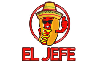 provide food, coffee, bbq, and restaurant logo