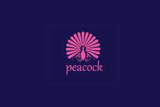 design a peacock known and trustworthy logo