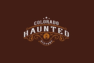 design haunted history tour business logo