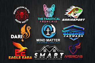 do trendy unique and creative business logo design