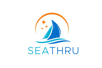 design a creative script boat waves logo