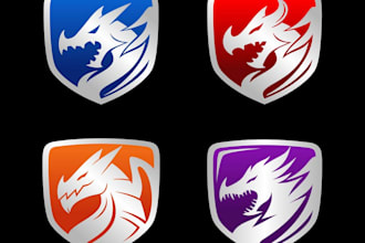 do a golden ratio, fibonacci, animals, shield, emblem logo