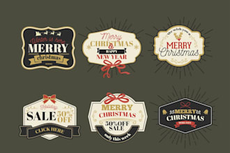 provide a unique logo, sticker, badge, patch and label