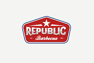 texas style bbq logo design