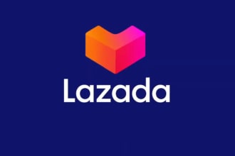 design lazada and shopee store decoration