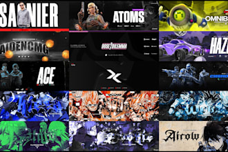 design an eye catching header for any of your socials