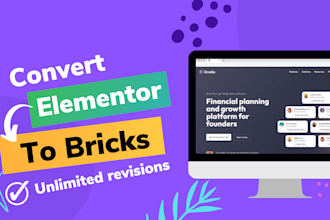 convert elementor website to bricks website
