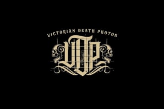unique darkwave band logo design