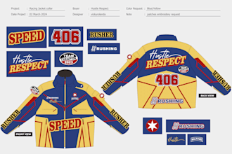 making racing jackets, motor racing, streetwear design