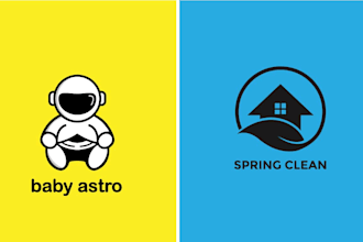 design a modern minimalist business logo design with copyright