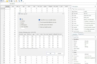 clean validate strongly balance data spss stata econometrics