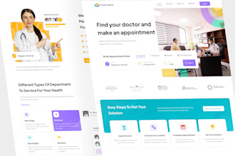 build website medical, healthcare, doctor, dental, or clinic