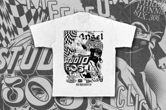 design your customized vintage style comics tee