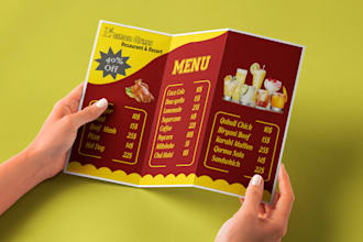 design promotional trifold brochure, flyers and poster