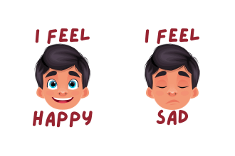 design printable emotions flashcards for kids
