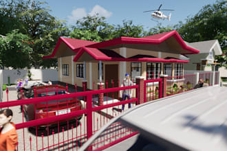 architectural drafting and 3d rendering