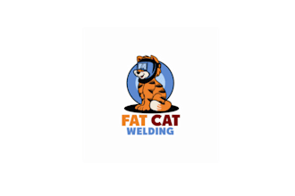 design brilliantly satisfactory fat cat welding logo