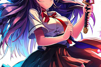 draw anime, manga or furry art