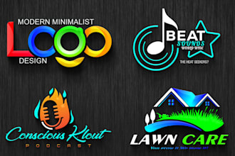 create a 3d business logo design