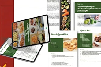 design professional cookbook, recipe ebook, or food magazine in canva