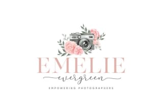 design a distinctive, contemporary floral logo or brand identification