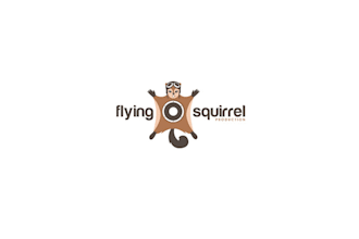 design best known beloved flying squirrel logo