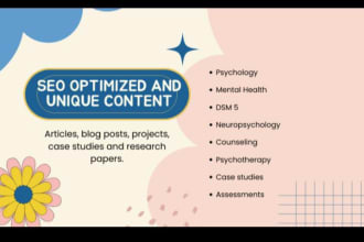 help you with your psychological assessments and clinical reports