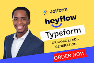 build survey form quiz on heyflow jotform typeform outgrow involveme google form