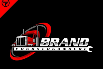 provide a transport logistic and trucking logo