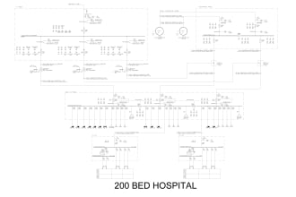 provide 2d design of small power, lighting, elv layout