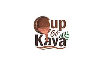 very nice kava bar logo design