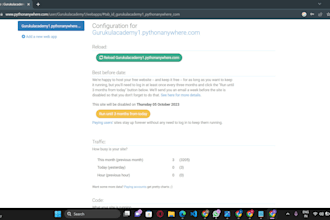 deploy your python django app on pythonanywhere