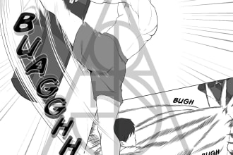be your manga artist so you just need to write the script