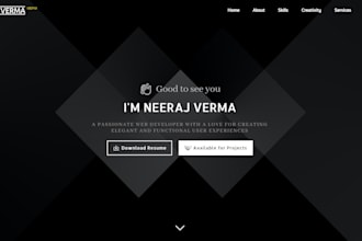 create a dynamic and responsive website for your product