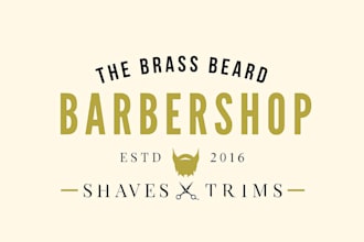 provide an awesome barbershop logo in my style