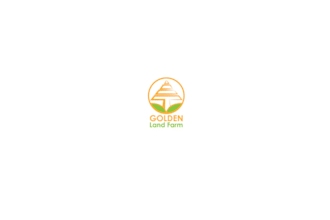 design masterfully refined golden land farm logo