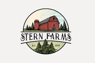 create a skilled agriculture logo and brand identity for you