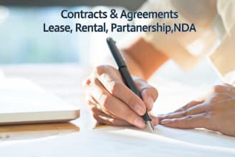 draft legal sale and purchase agreement and contracts etc